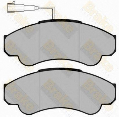 BRAKE ENGINEERING pa1284 -  Комплект тормозных колодок, дисковый тормоз